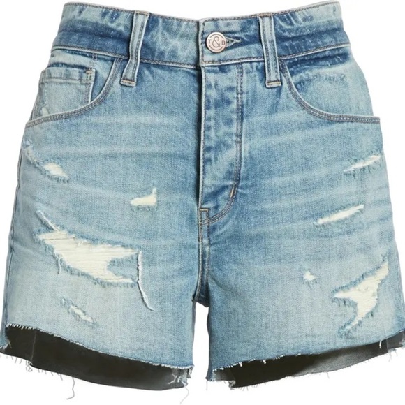 NWT! Nordstrom Women’s High Waist Boyfriend Cutoff Denim Shorts - Multiple Sizes - Picture 8 of 9